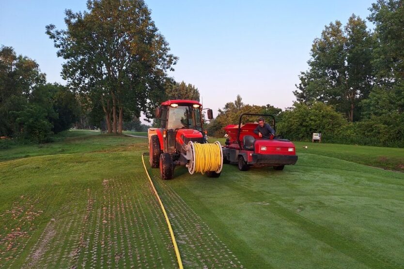 25 10 29 Topchanger bewijst zijn waarde op De Hooge Rotterdamsche - aquabuddy is in feite een grote haspel