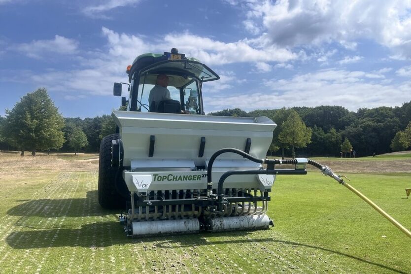 TopChanger zorgt voor zandinjecties met waterdruk